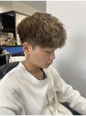 外国人風スペインカール