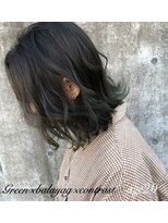 アンルーク ヘア(+1 unluke hair) [+1unluke]2025-SS/Green×balayag×contrast