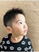 キッズツーブロック刈り上げショート【キッズ/キッズカット】