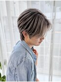 バレイヤージュ20代30代40代◎シャドールーツフェザーパーマ