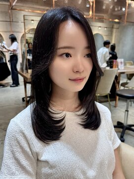 ロンド エスポワール 錦糸町(Lond espoir) ◯ ショート/ハイライトカラー/白髪/白髪ぼかしくびれヘア錦糸町