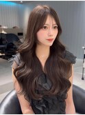 韓国ヘア/ブリーチなし/顔周りカット/レイヤーカット/