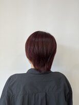 アヤラ オーガニックアンドスパ 東船橋店(AYALA)&nbsp;【NANA】ショート×チェリーレッド/アヤラ東船橋