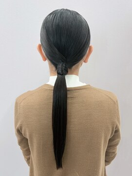 プルクラギンザ(PulchraGINZA) ポニーテール/下めポニー/キレイめスタイル/韓国風/ヘアセット