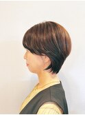柔らか丸みショートボブ♪