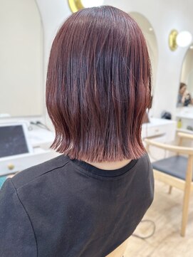 セイドット リー(Say. Ree) say.ボブミニボブくびれボブレイヤーボブコーラルオレンジ暖色