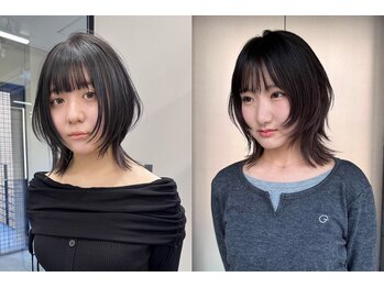 GO TODAY福岡大名Bellus店 【ウルフカット/ショートウルフ/ハイトーン/レイヤー】