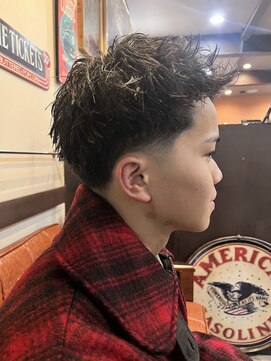 ドゥーエン 守口店(DoEN) スパイキーショート×ピンパーマ