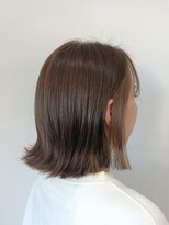 アヤラ オーガニックアンドスパ 東船橋店(AYALA) インナーベージュ×切りっぱなしボブ