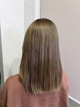 ダブルカラー☆ミルクティーベージュ