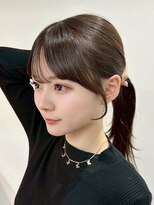 メラク(Merak)&nbsp;横顔が綺麗に見える 顔まわりレイヤーカット