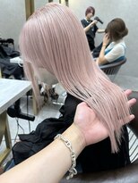 ベガ(VEGA)&nbsp;ロング　ケアブリーチ　ミルクティーベージュ　顔まわり　10代