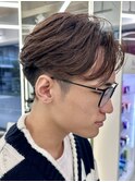 ニュアンスパーマ/センターパート/毛流れ/藤沢美容院
