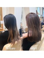 ステラバイケンジ 藤沢(STELLA by KENJE)&nbsp;白髪ぼかし細めハイライト30代40代50代【藤沢　藤沢駅】