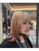 ヘアーズギャラリー なんば高島屋店(Hair's Gallery)&nbsp;レイヤーウルフ/顔まわりレイヤー