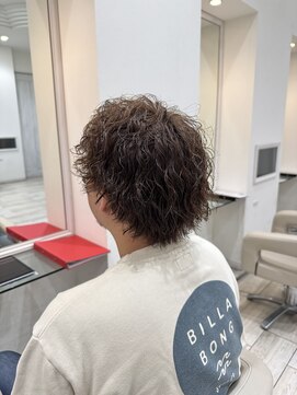 ロンド ラマ 岐阜(Lond bla-ma) センターパート×サーフカール【Lond伊藤メンズ】