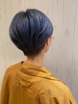 アース 戸塚店(HAIR&MAKE EARTH)&nbsp;デニムカラー☆コバルトブルー