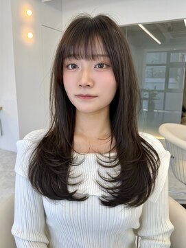 エトワール バイ ヴィンス(etoile by vince) 韓国風/レイヤー/前髪/顔まわり/小顔/2wayバング/髪質改善/縮毛