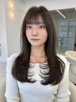 エトワール バイ ヴィンス(etoile by vince) 韓国風/レイヤー/前髪/顔まわり/小顔/2wayバング/髪質改善/縮毛