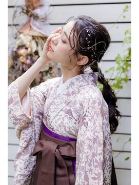 シャルメ 三宮店(CHARMER) 卒業式に!ローポニーヘア