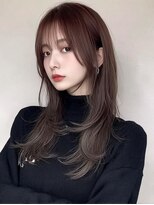 サロンドアイ(salon de i)&nbsp;くびれロングレイヤー × ダークショコラブラウン
