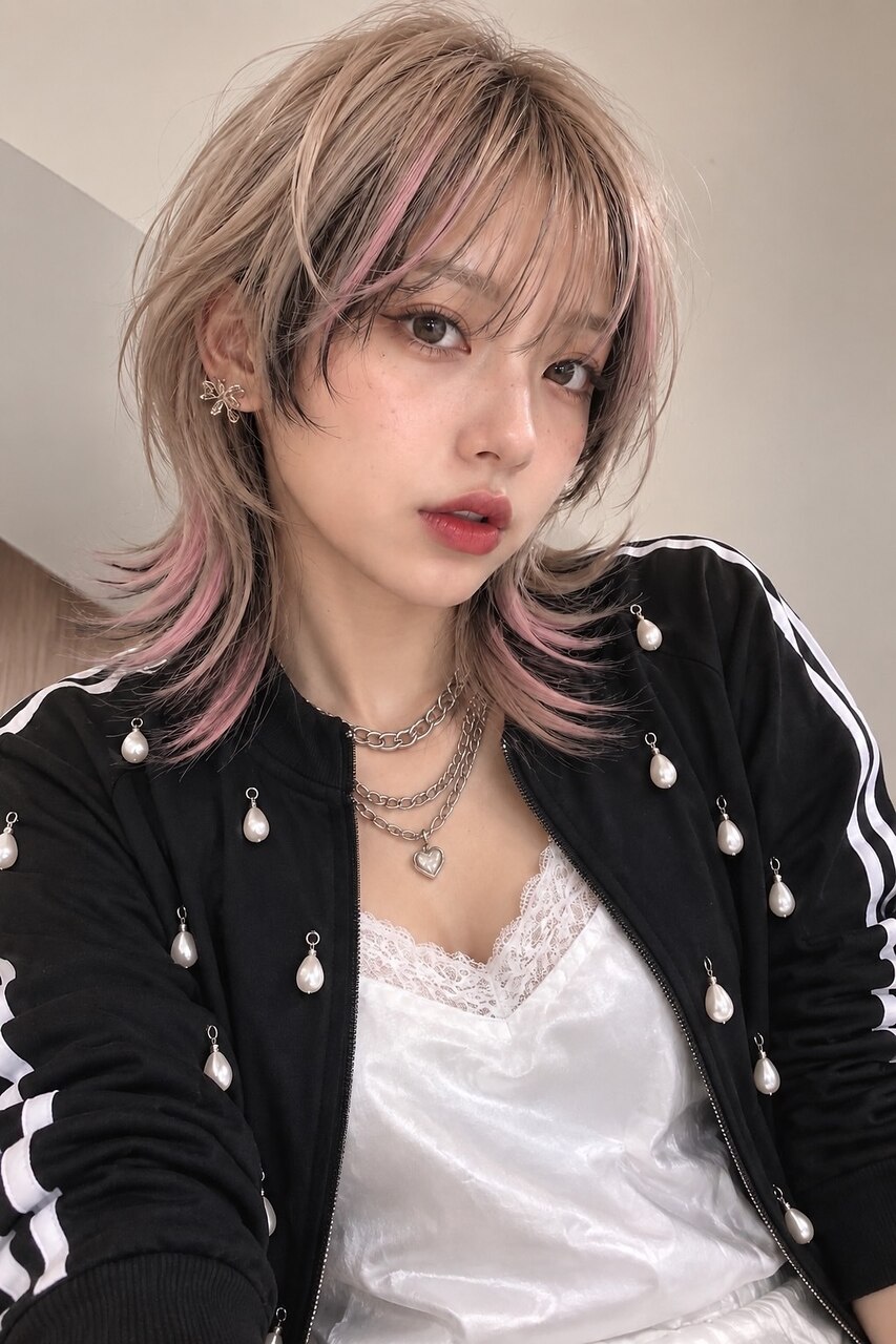 2026年秋】ミルクティーベージュ ハイライトの髪型・ヘアアレンジ