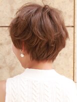 シャカ(SHAKA)&nbsp;大人可愛い 丸みショート 黒髪ベリーショート ヘルシーレイヤー