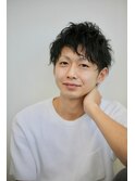 黒髪でも柔らかく♪ ミックスウェーブ