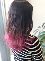 エモシオンヘアー(Emocio'n hair)&nbsp;グラデーション ビビットピンク