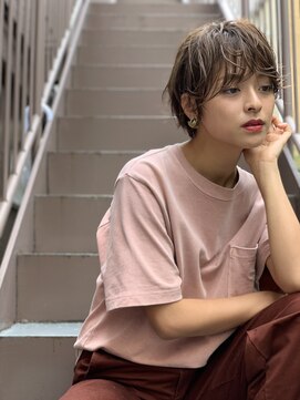 ブラウヘアアンドケア(care) ラフショート&ヌードベージュ