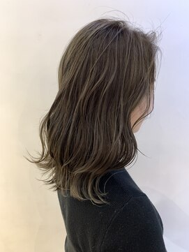 グッデイ ヘアー(GOOD DAY HAIR) 毛先パーマ 黒髪 シアーグレージュ くすみベージュ