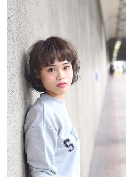 シアン(CYAN) 厚めバング大人可愛いマッシュボブ