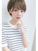 Theo /エメラルドアッシュ/ 巻き髪風パーマ/ショート