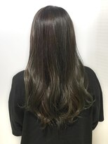 アドラーブル 長岡リップス旭岡店(adorable)&nbsp;艶感♪髪質改善カラー大人可愛いアッシュブラック20代30代40代