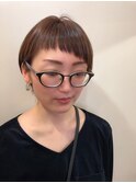 個性派ショートボブ