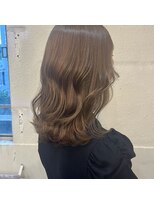 ボアップ 新居浜店(boappu)&nbsp;#ベージュ #ブリーチなし #ミルクティーベージュ
