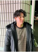 外国人風スパイラルパーマ