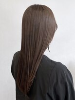 ミュラ(mulah)&nbsp;透明感暗髪カラーダークベージュ＊柔らかさらさらストレート