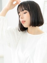 ドクターズサロン LAB 小山店&nbsp;黒髪切りっぱなしボブでナチュラルモードg小山20代30代40代