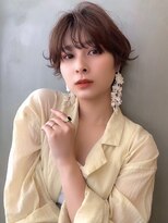 ケーツー エム 京都ラクエ(k-two emu)&nbsp;前髪ありショートカット*ハンサムショート*テラコッタカラー