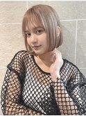 大人可愛い20代30代40代ナチュラルショートボブ前下がり