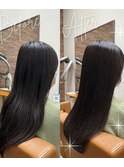 髪質改善ストレート