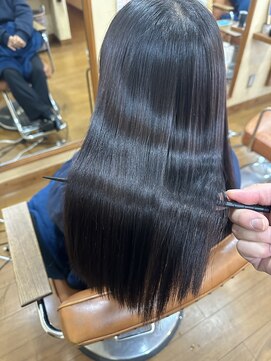 アールズ ヘアー(R s hair) 髪質改善縮毛矯正+髪質改善トリートメント