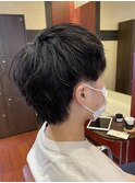 ショートウルフ マッシュ メンズ *AKARI