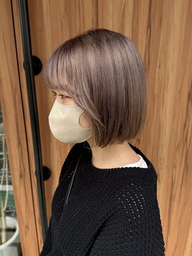 エルナ(ELNA) タンバルモリボブ×シルバーグレージュ