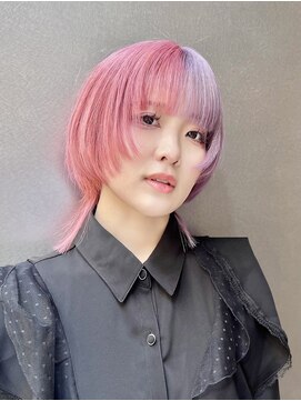 ユニー(uniii) Pink×Lavender ツートンカラー