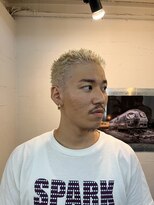 ビーバイエイトジェンツ(Bee by EIGHT GENTS)&nbsp;カルマパーマ/ベリーショート/ダークアッシュ/ニュアンスパーマ