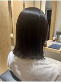 切りっぱなしボブ