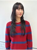 Emma ecole 韓国風レイヤーカット/顔周りレイヤー/ワイドバング