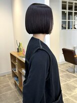 ハイフ(haif)&nbsp;【haif】パツッとボブ×バイオレット